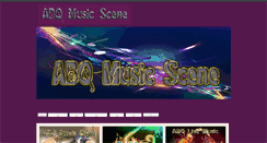 Desktop Screenshot of abqmusicscene.com